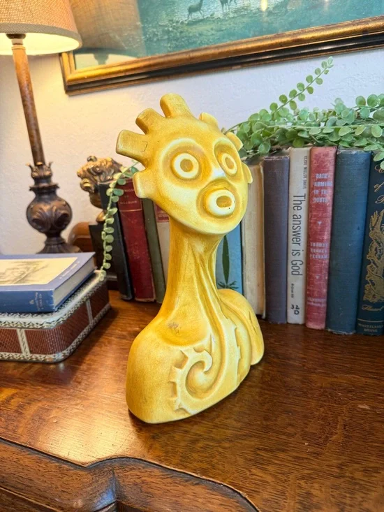 MCM Evolucion Ceramica Contemporary Mexican Sculpture Modern Art Bust "Guzman" - Picture 6 of 16